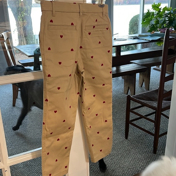Very cute girls size 7 pants with red hearts. NWT - Picture 3 of 5
